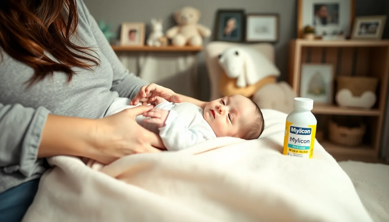 a calm baby in a nurturing nursery environment.